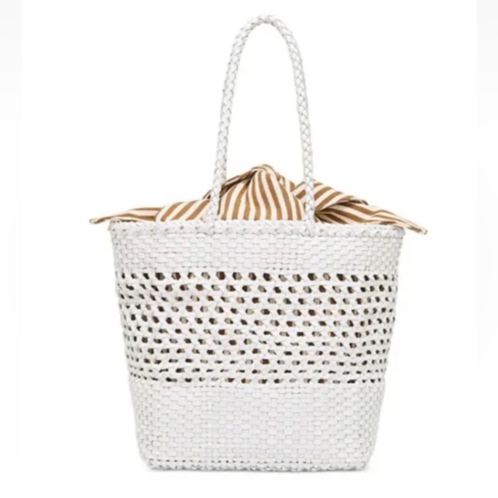 LOEFFLER RANDALL MAYA WOVEN LEATHER  - NWT